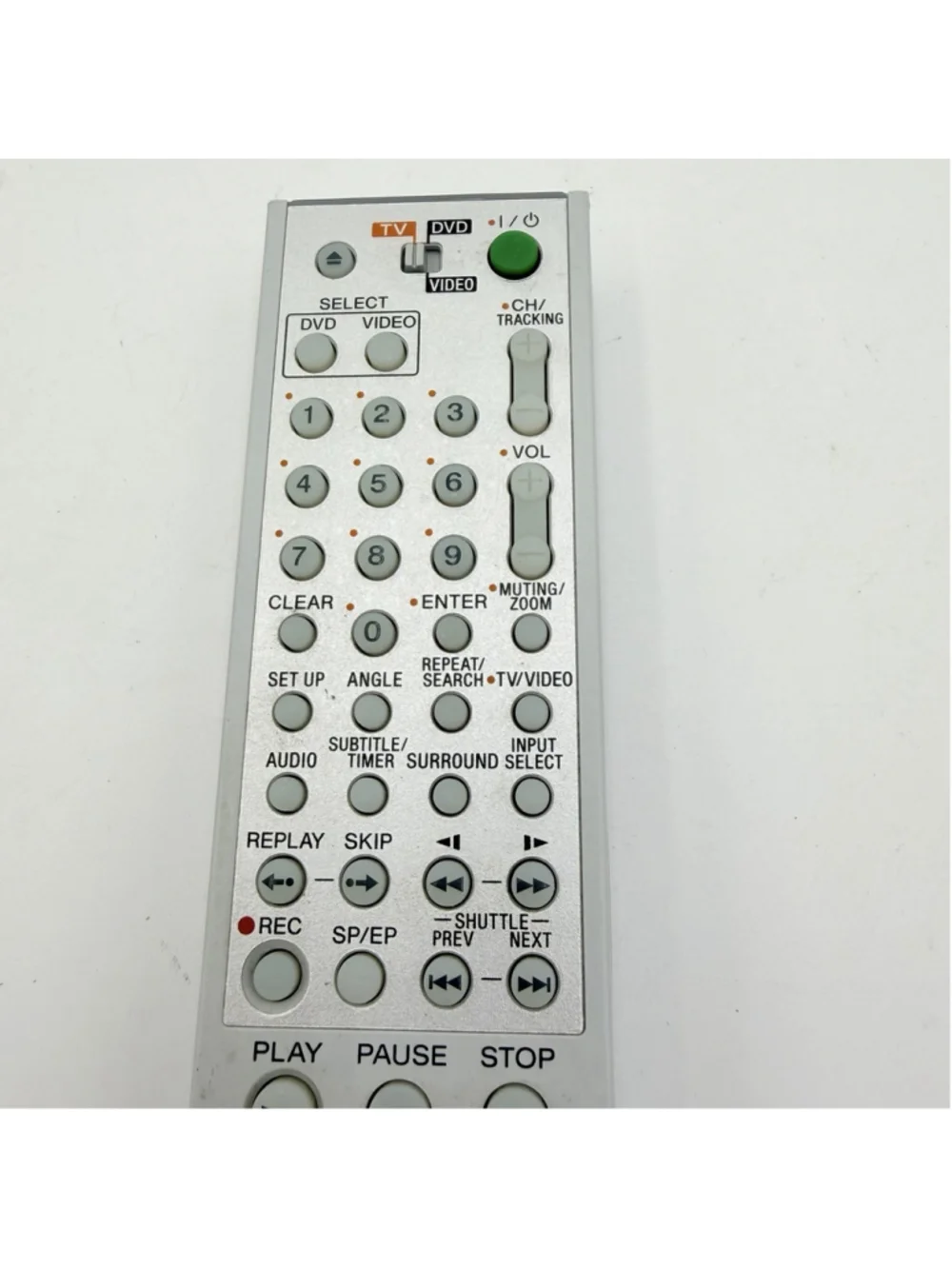 RMT-V501E Sony Video/DVD Combo Remote in Grey